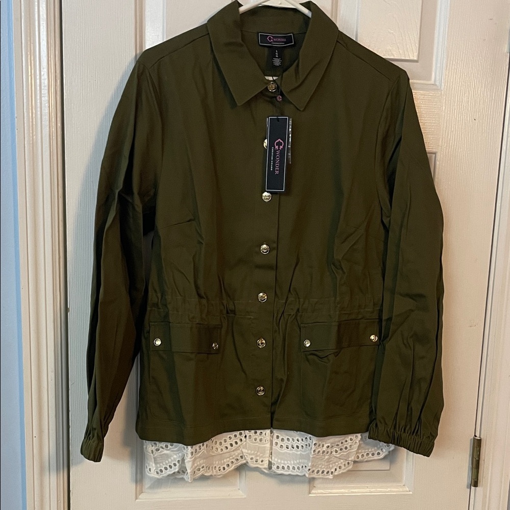 C. Wonder Olive Green Utility Jacket